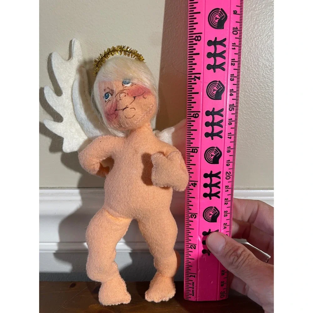 Vintage Annalee Mobilitee Angel Doll 8 Inch Felt Christmas Winged Figure